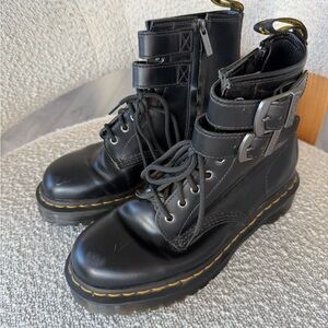 Dr. Martens Black Leather Boots
